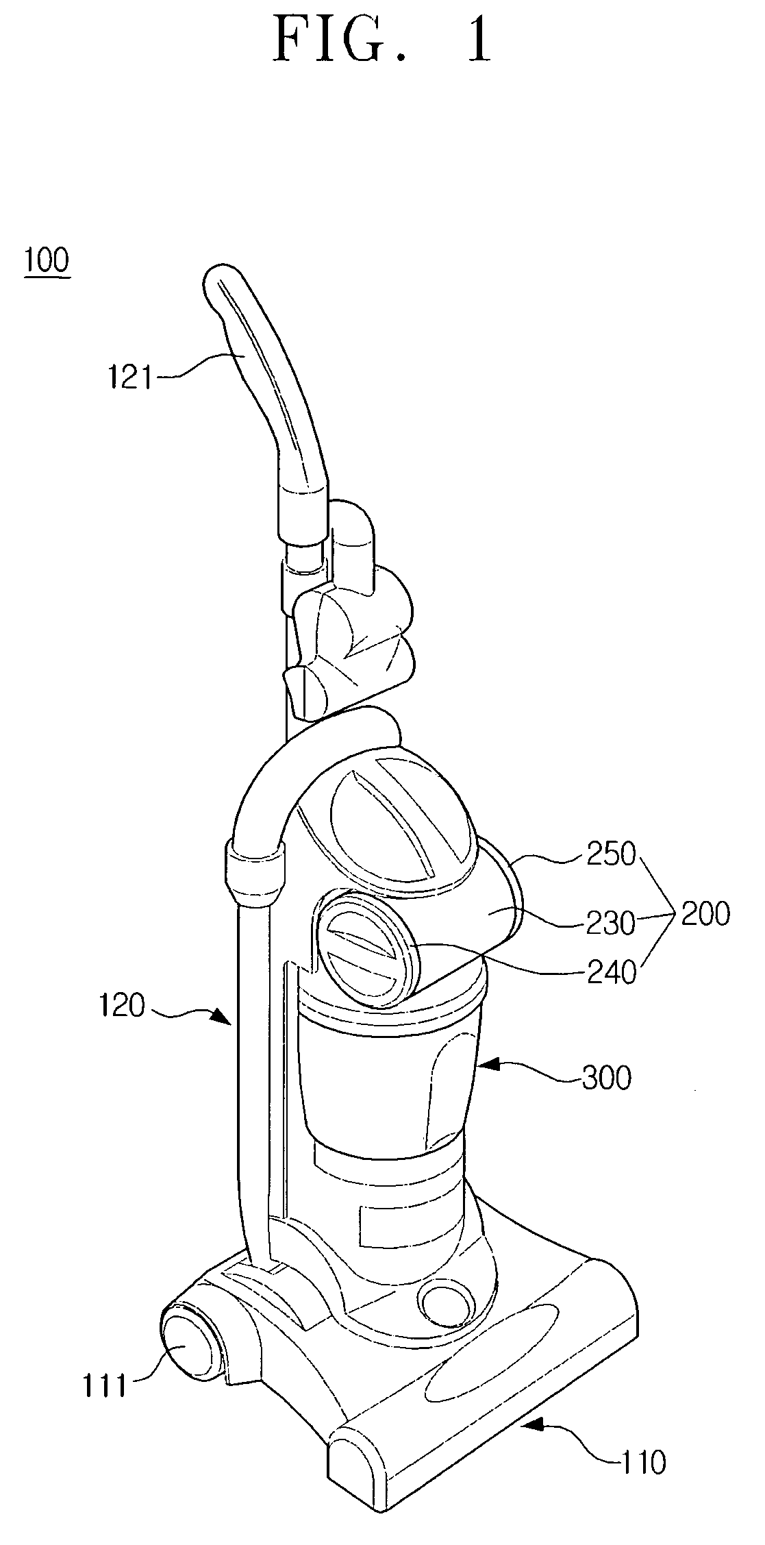 Cyclone dust-separating apparatus and cleaner having the same