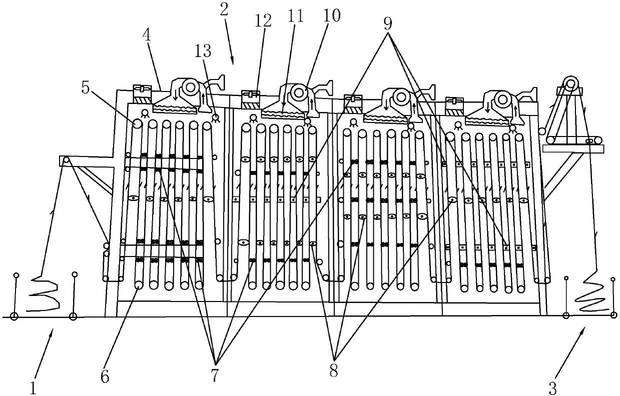 Cloth polar fleece forming device and forming process