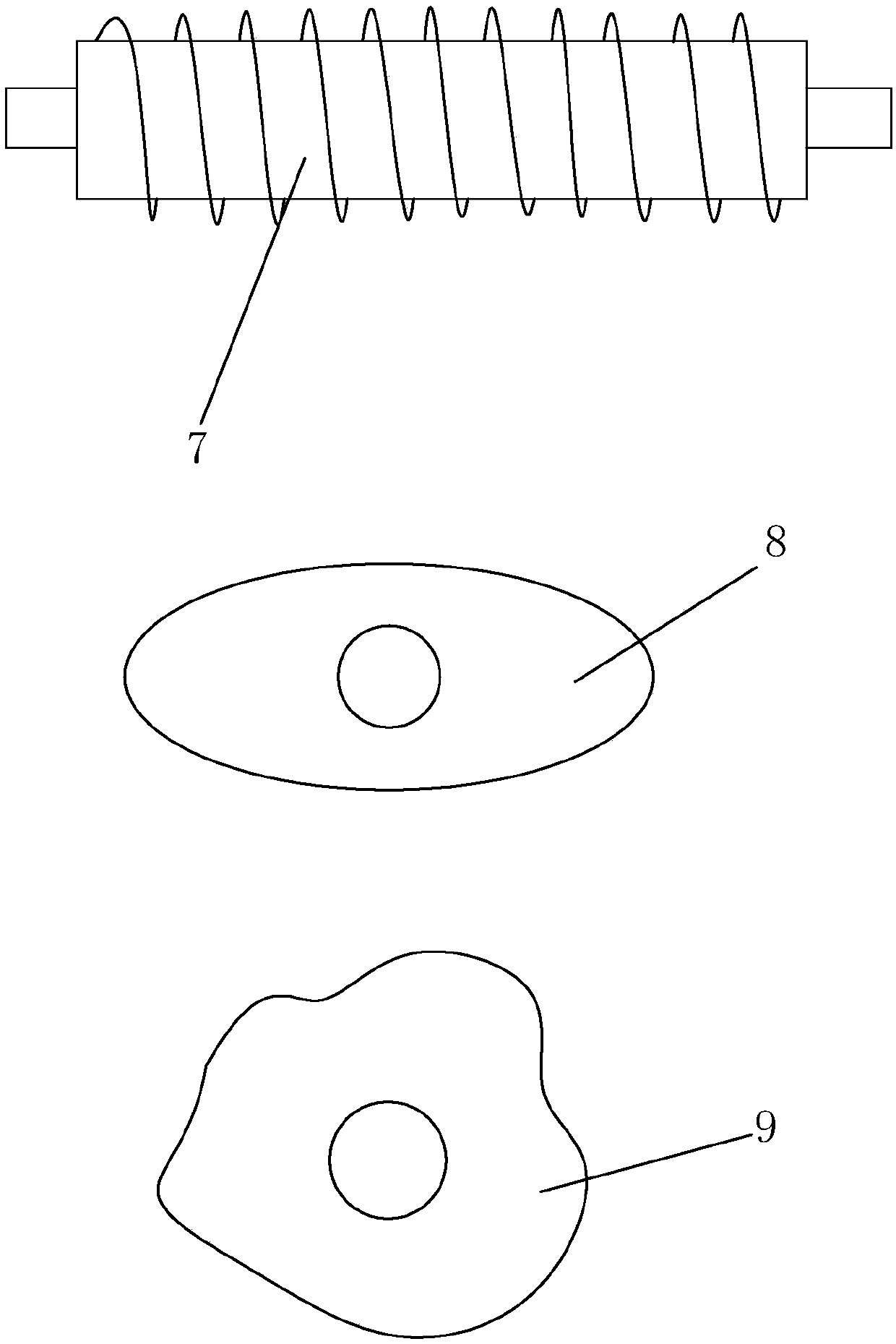 Cloth polar fleece forming device and forming process