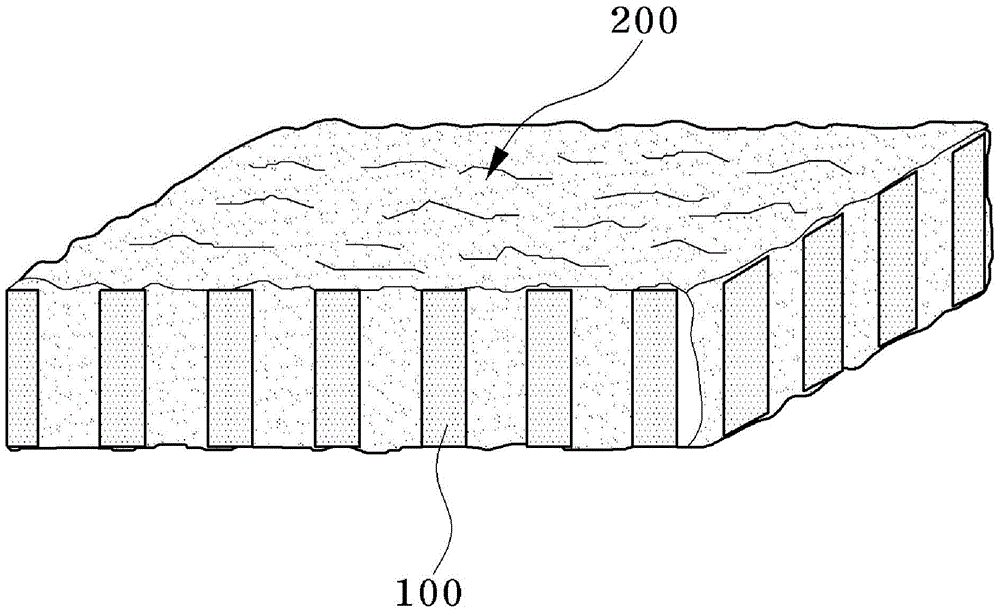 Film-Type Negative Electrode Filled With Active Material And Method For Manufacturing Same