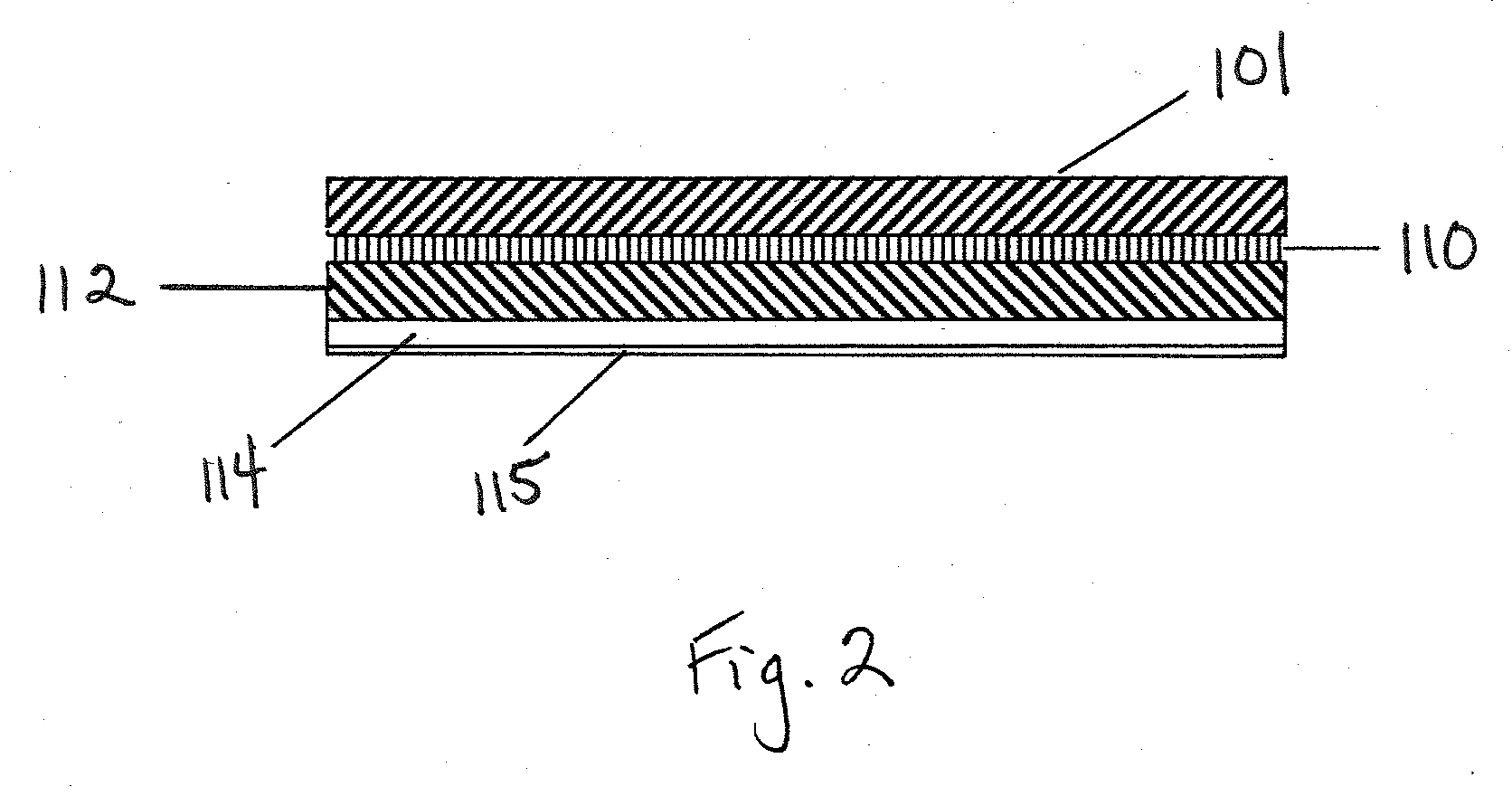Layered structure for use with high power light emitting diode systems