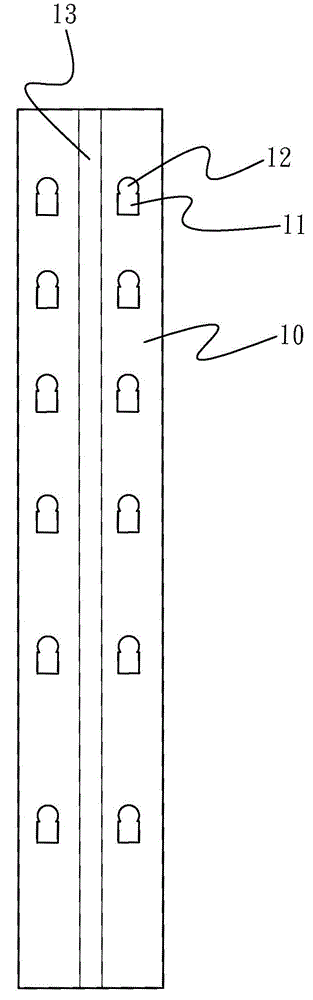 Novel hole-pattern heavy-duty goods shelf stand column and manufacturing method thereof