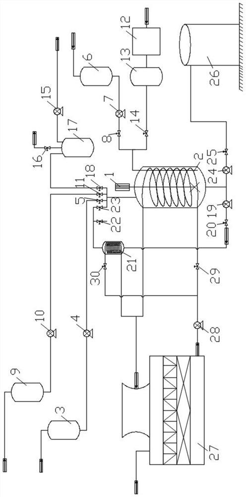 A modified propanolamine production device and production method thereof