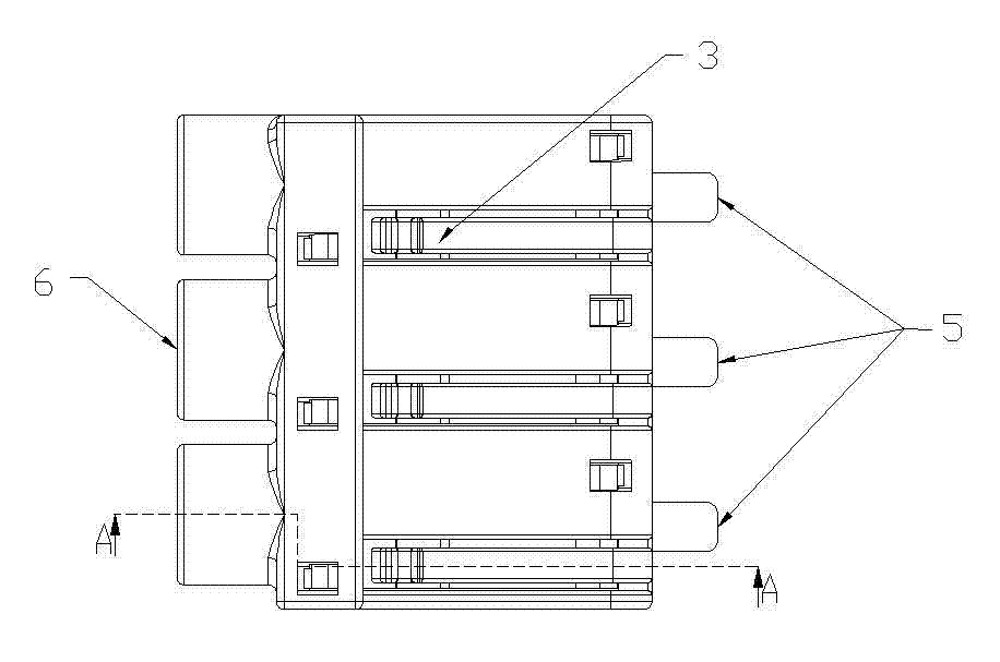 Integrated connector for LED
