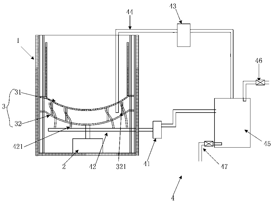 Using method of water-saving fully-automatic grain washing device