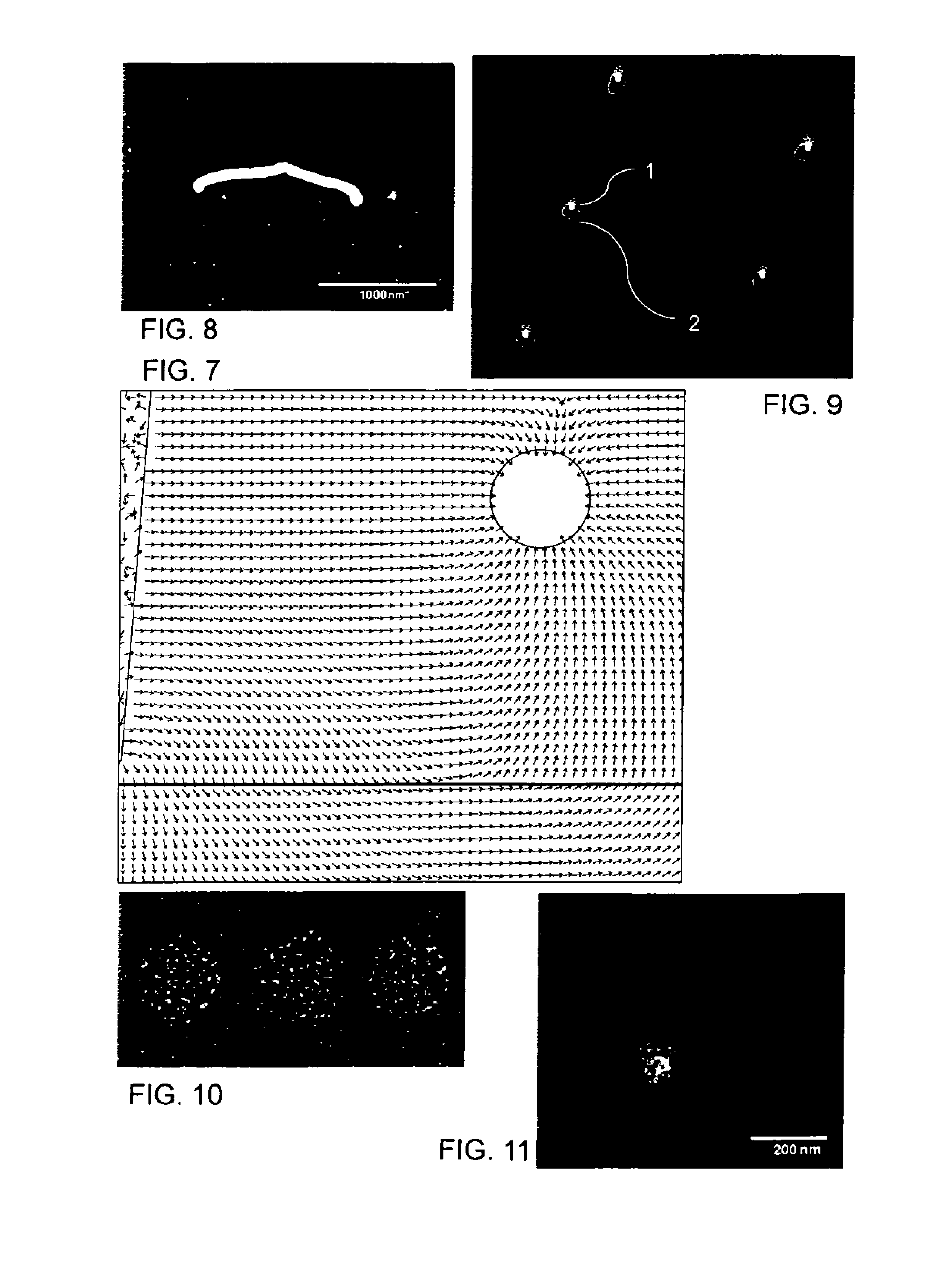 Method for nano-dripping 1d, 2d or 3D structures on a substrate