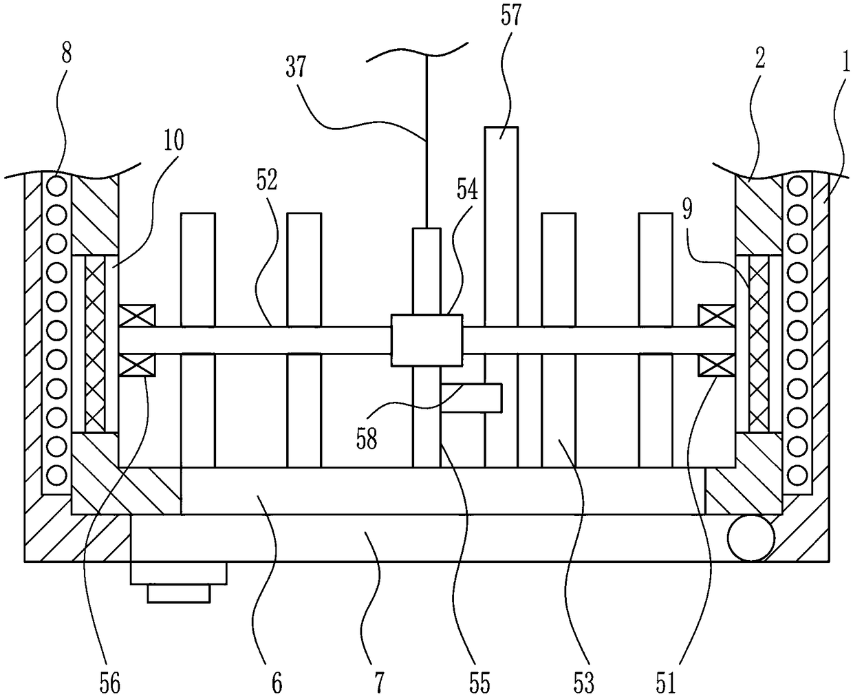 A fully degaussing device for electronic information equipment