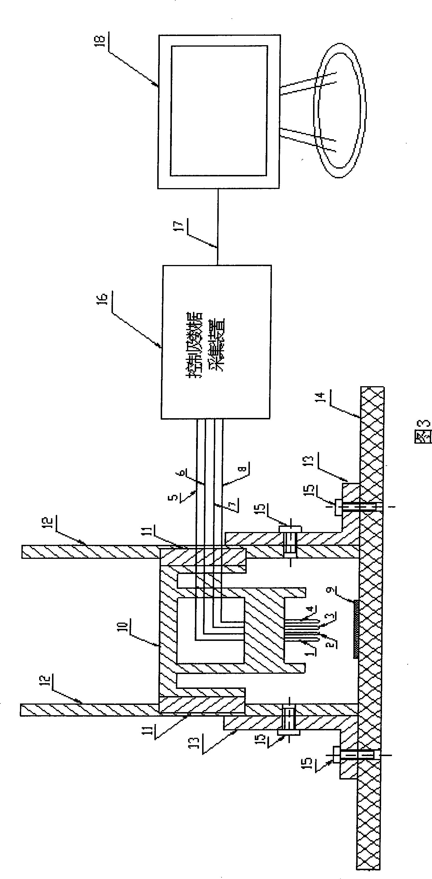 System and method for testing electric resistivity of thin film thermoelectricity material