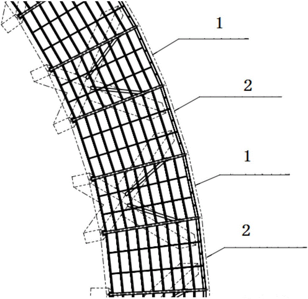 A combination hoisting and installation method of widening platform for indirect air cooling system