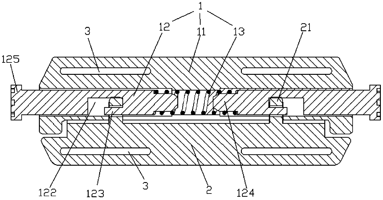 A two-way locking quick release buckle