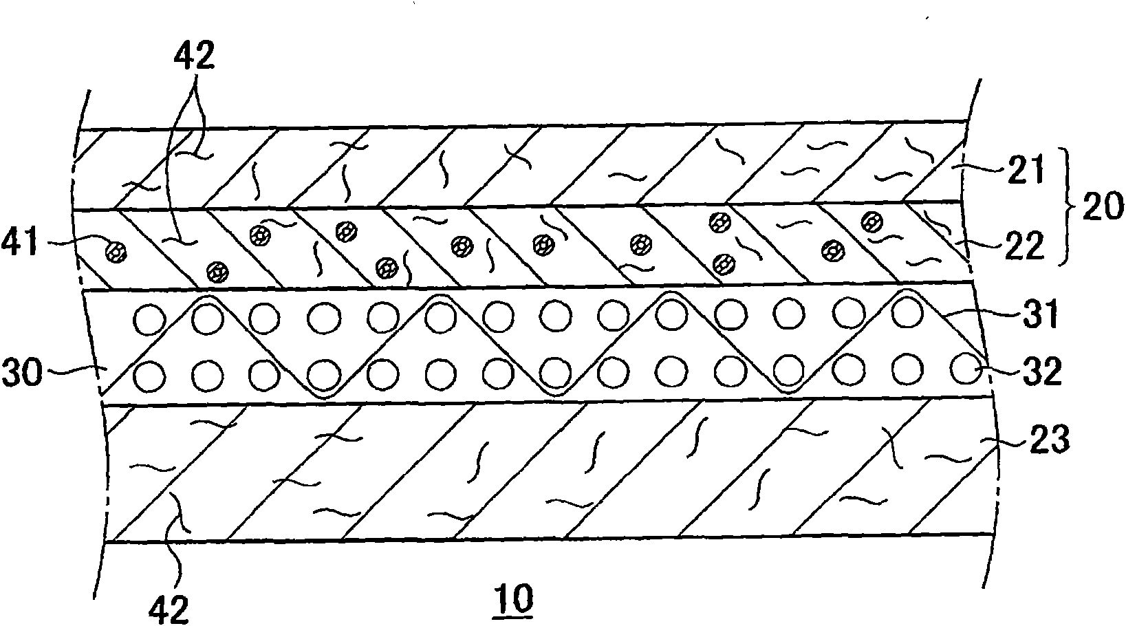 Press felt for papermaking