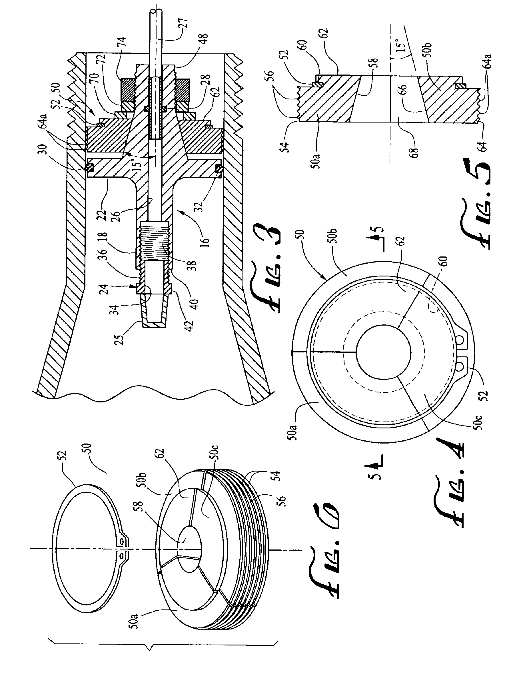 Expandable spindle plug assembly for use with automatic tire inflation systems
