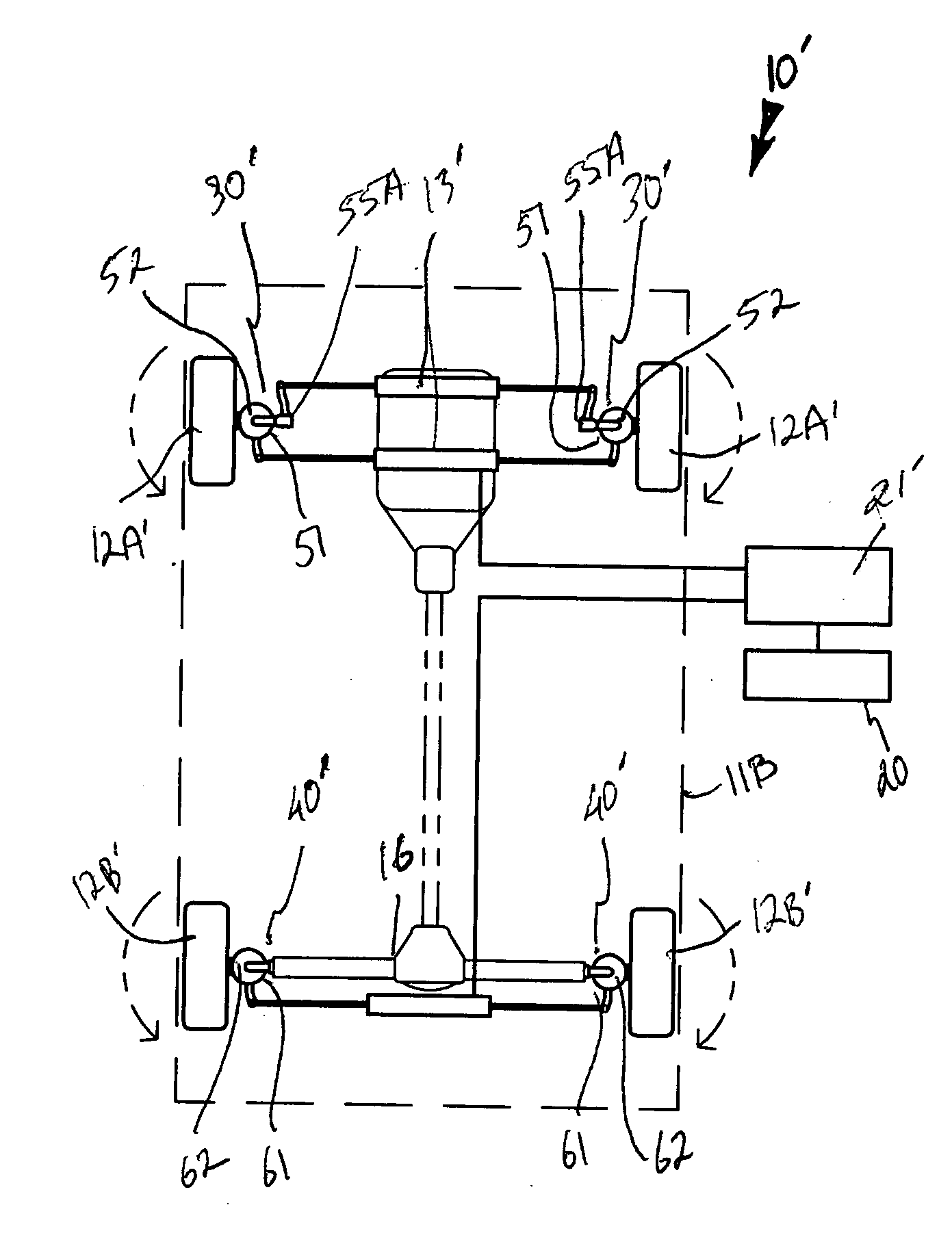 Auxiliary steering system for vehicles