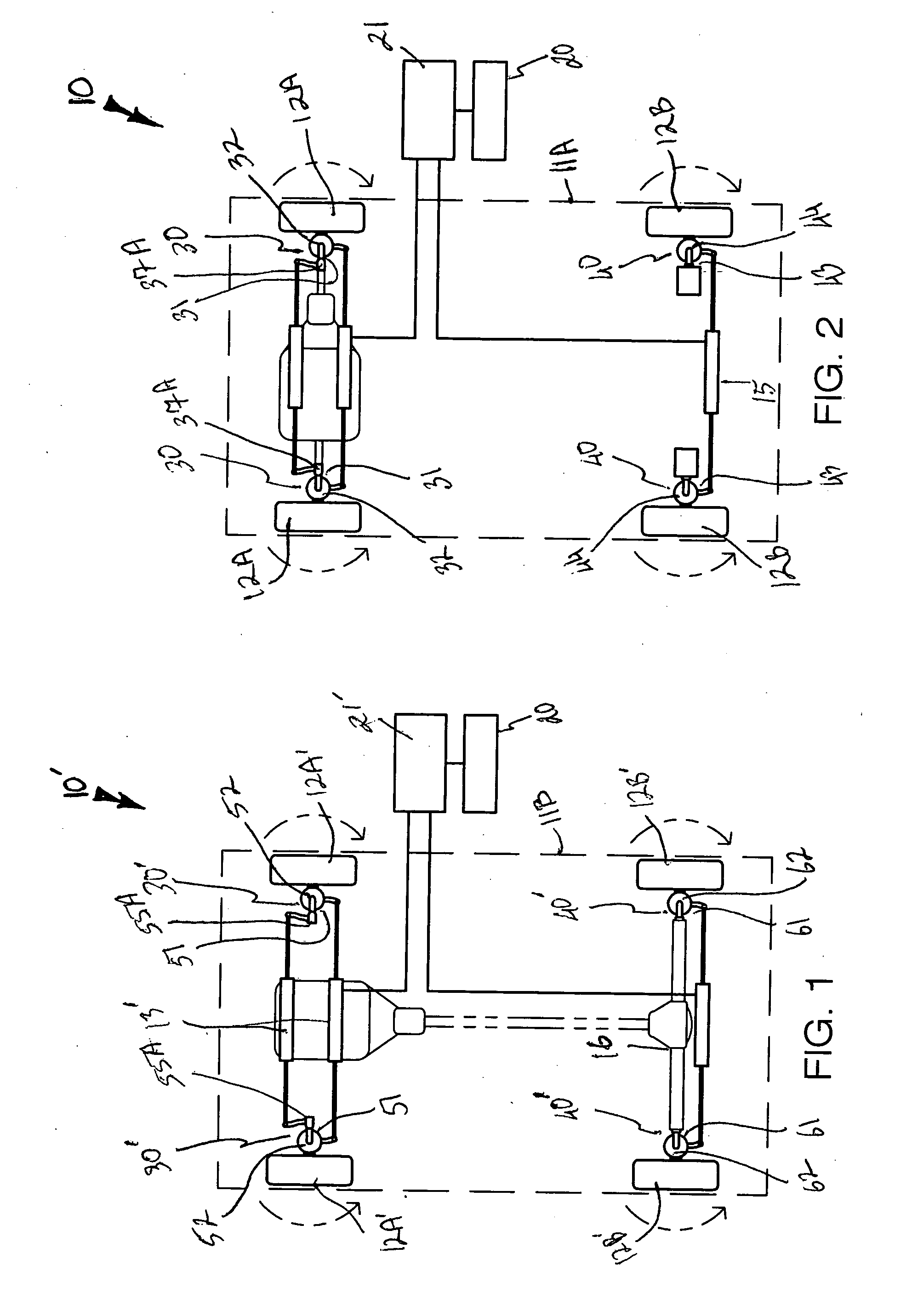 Auxiliary steering system for vehicles