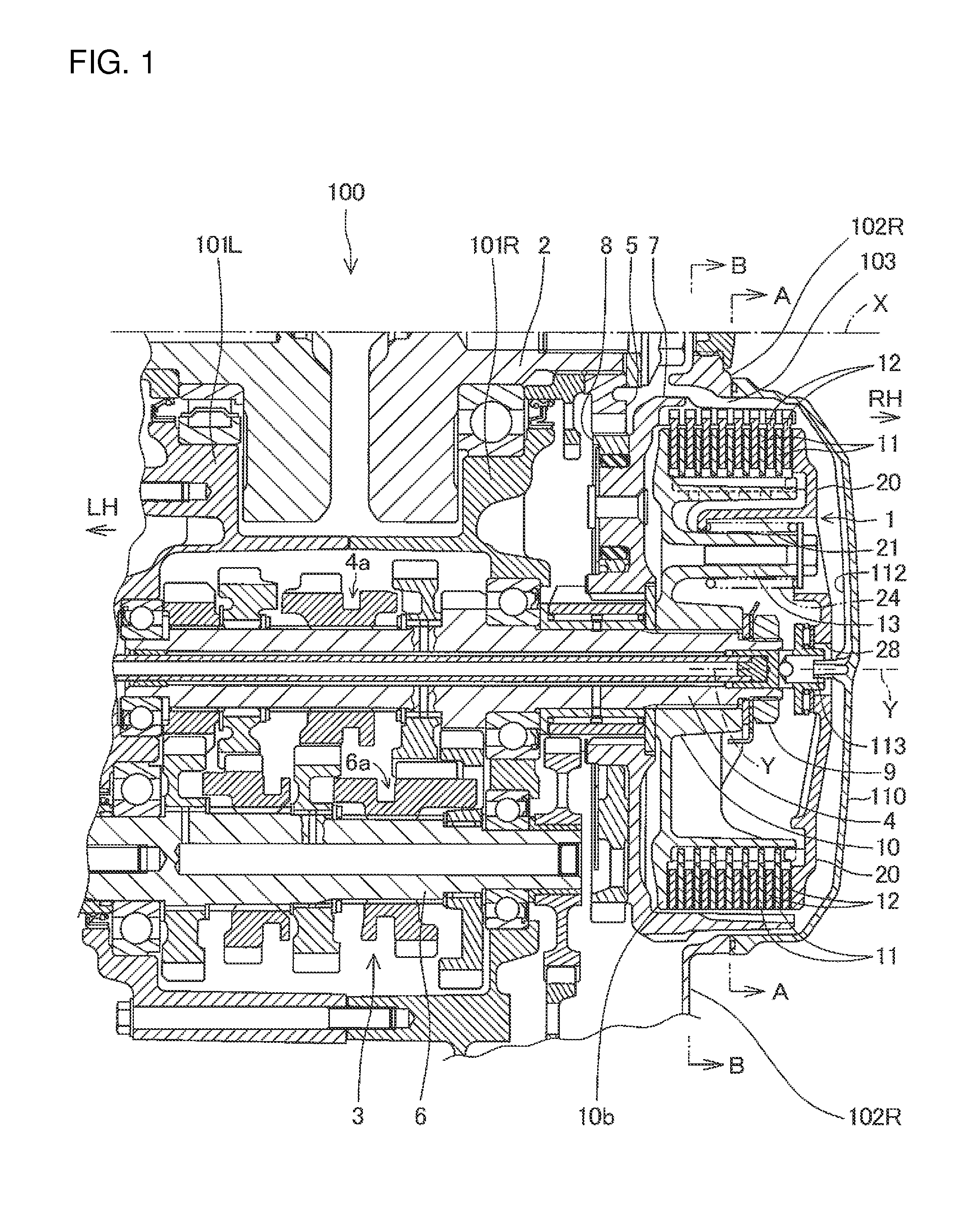 Clutch apparatus for a power unit and power unit incorporating the same