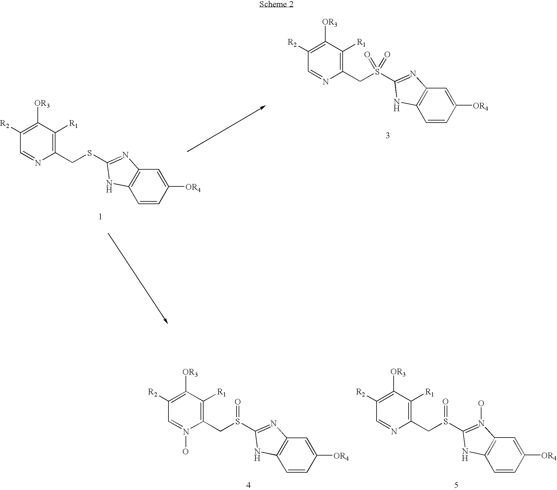 Process for the preparation of sulphinyl derivatives by oxidation of the corresponding sulfides