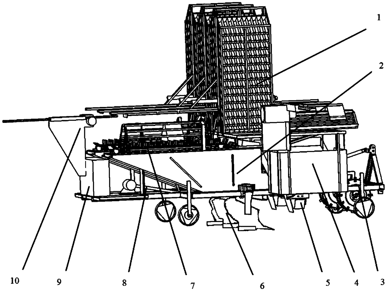 Automatic transplanting machine