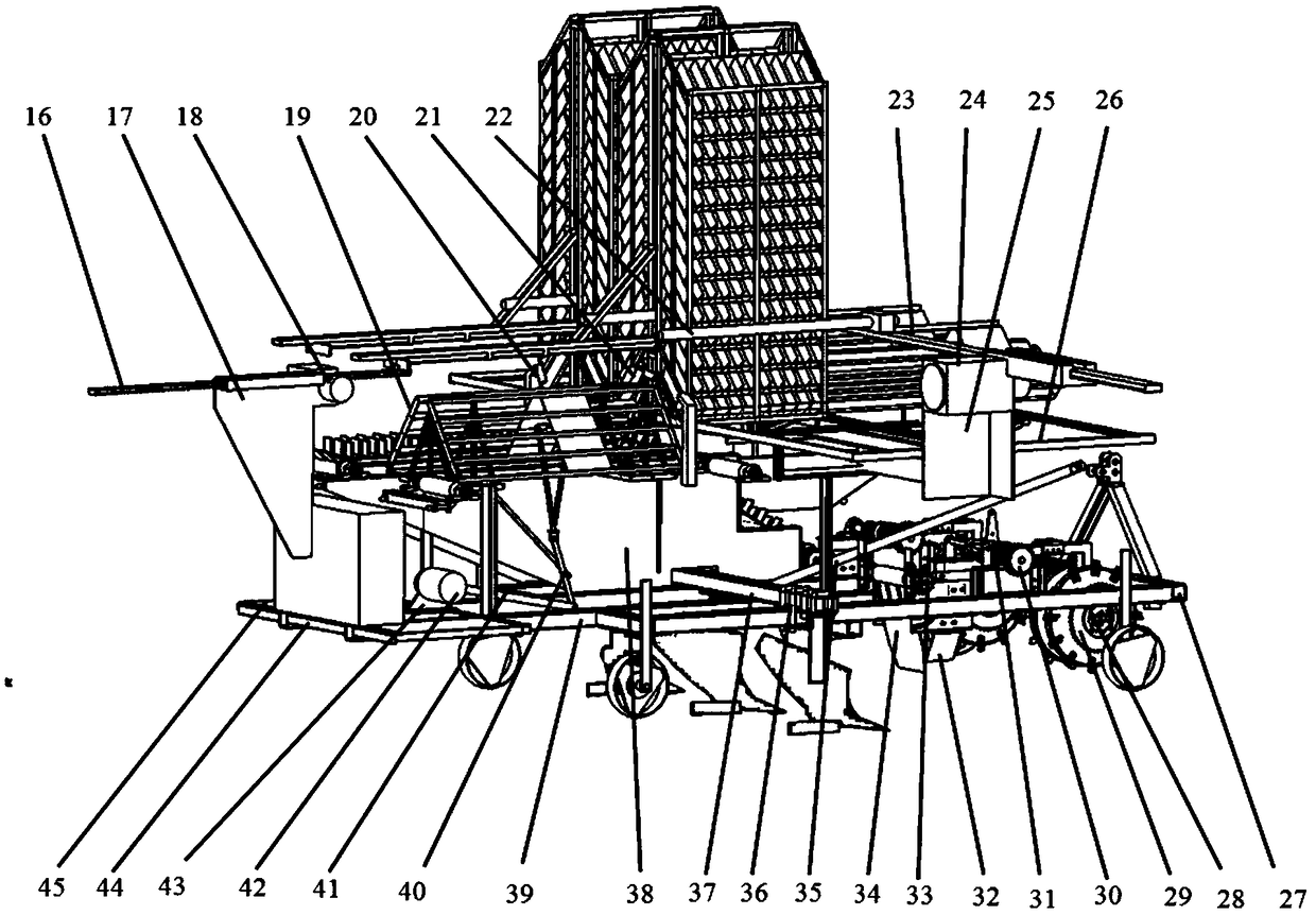 Automatic transplanting machine