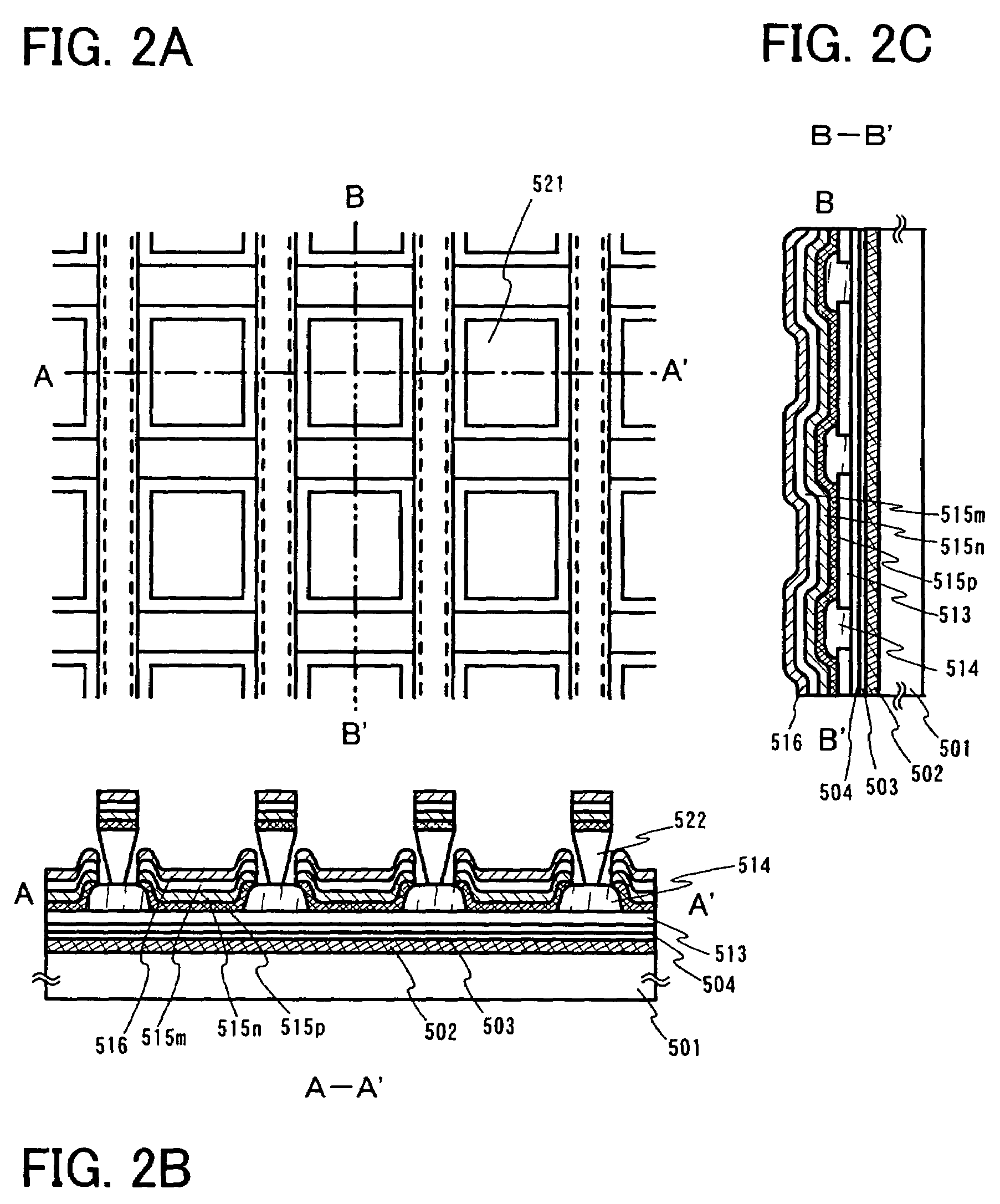 Semiconductor device with metal oxides and an organic compound