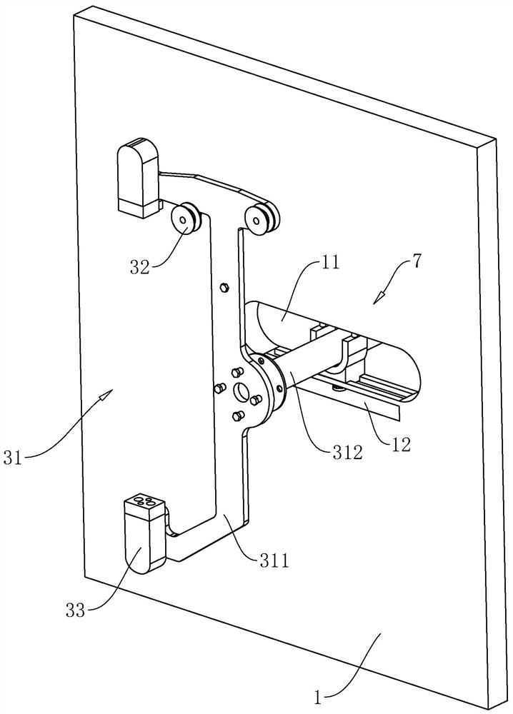 Take-up equipment with adjustable pay-off rack