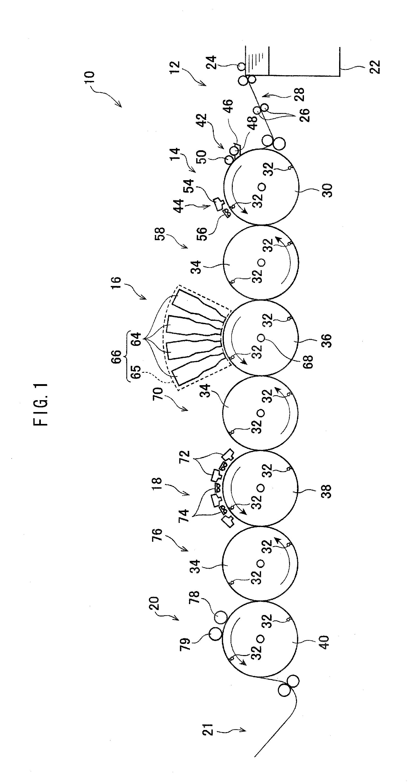 Droplet ejecting device