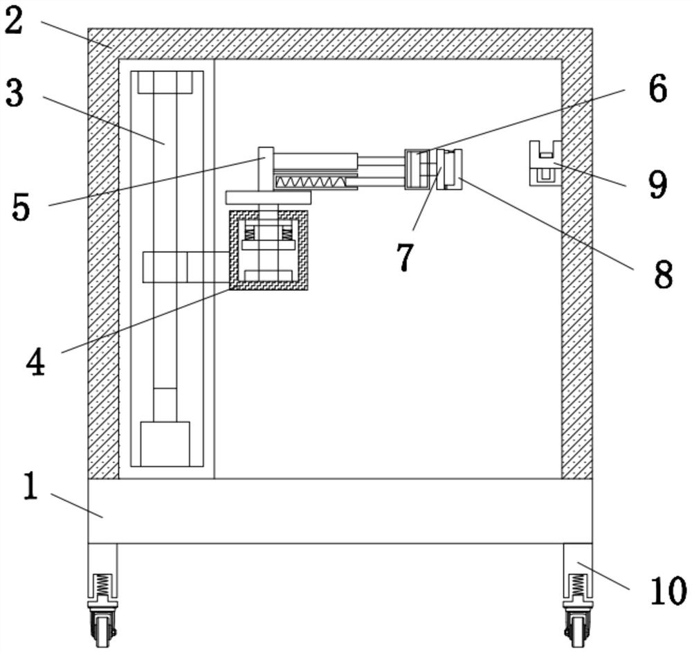 A mounting device for conveniently locating computer hardware