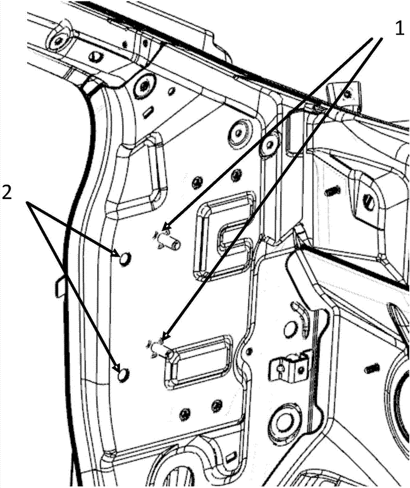 Instrument panel beam installing structure