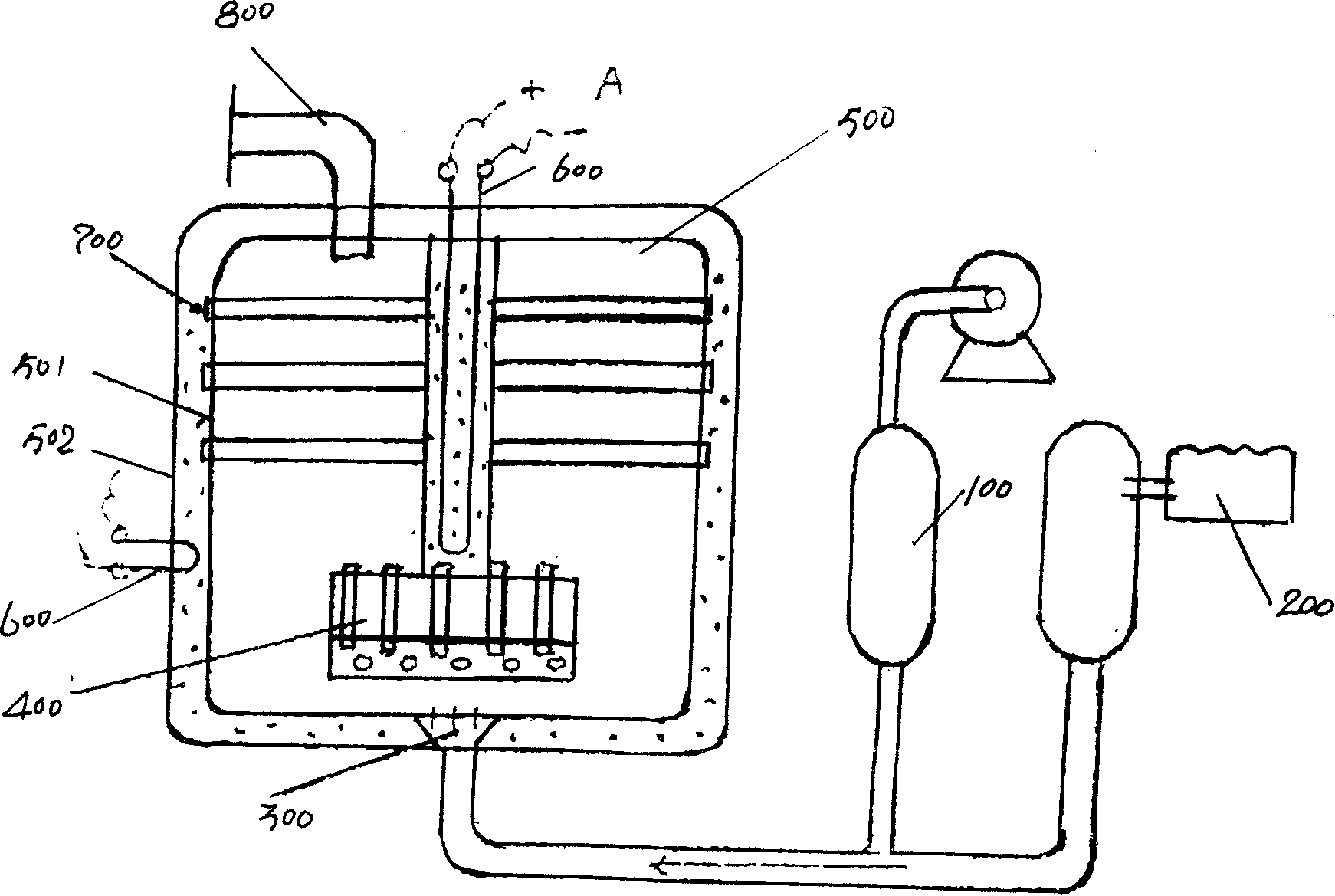 High pressure nano vapor generation method and generator therefor