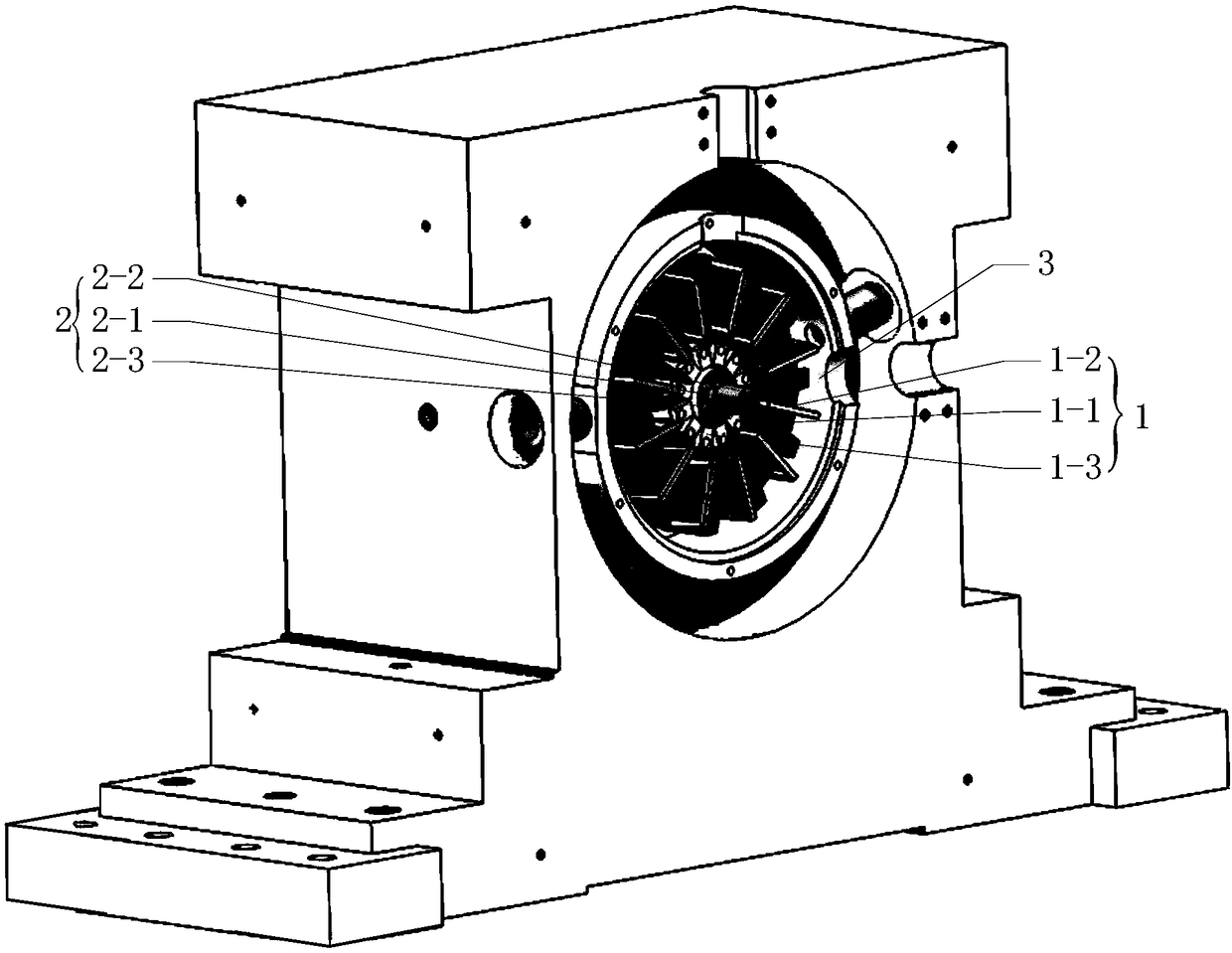 An air-bearing rotor bearingless motor with slot wedge ventilation