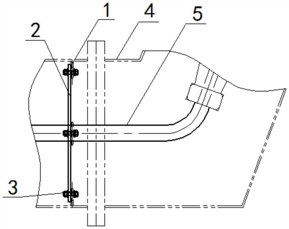 Lead wire bracket structure for increasing creepage distance