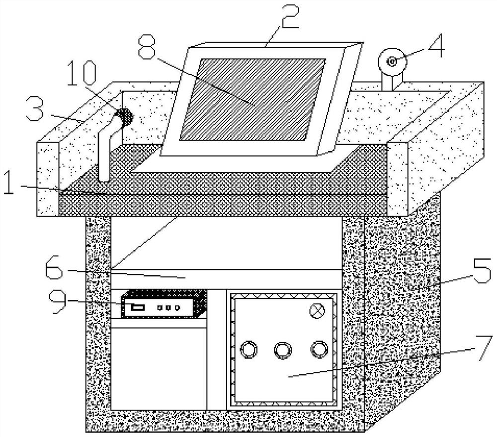 Portable online classroom director station control system