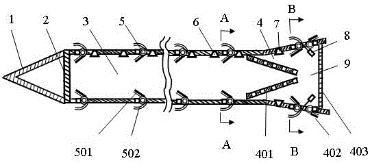 A pulse detonation engine with side intake