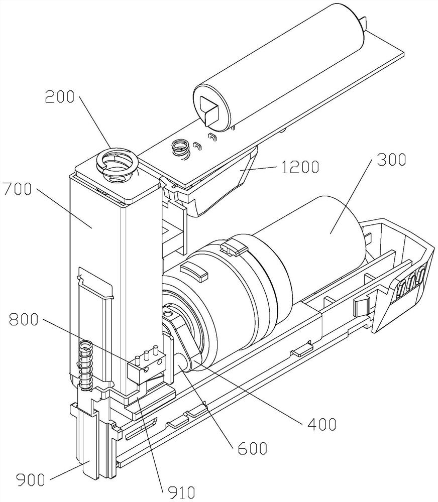 Low-cost electric nail gun