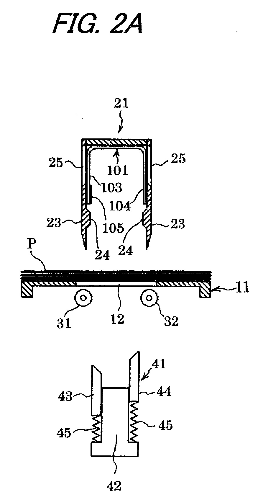 Tape type binding apparatus and paper staple