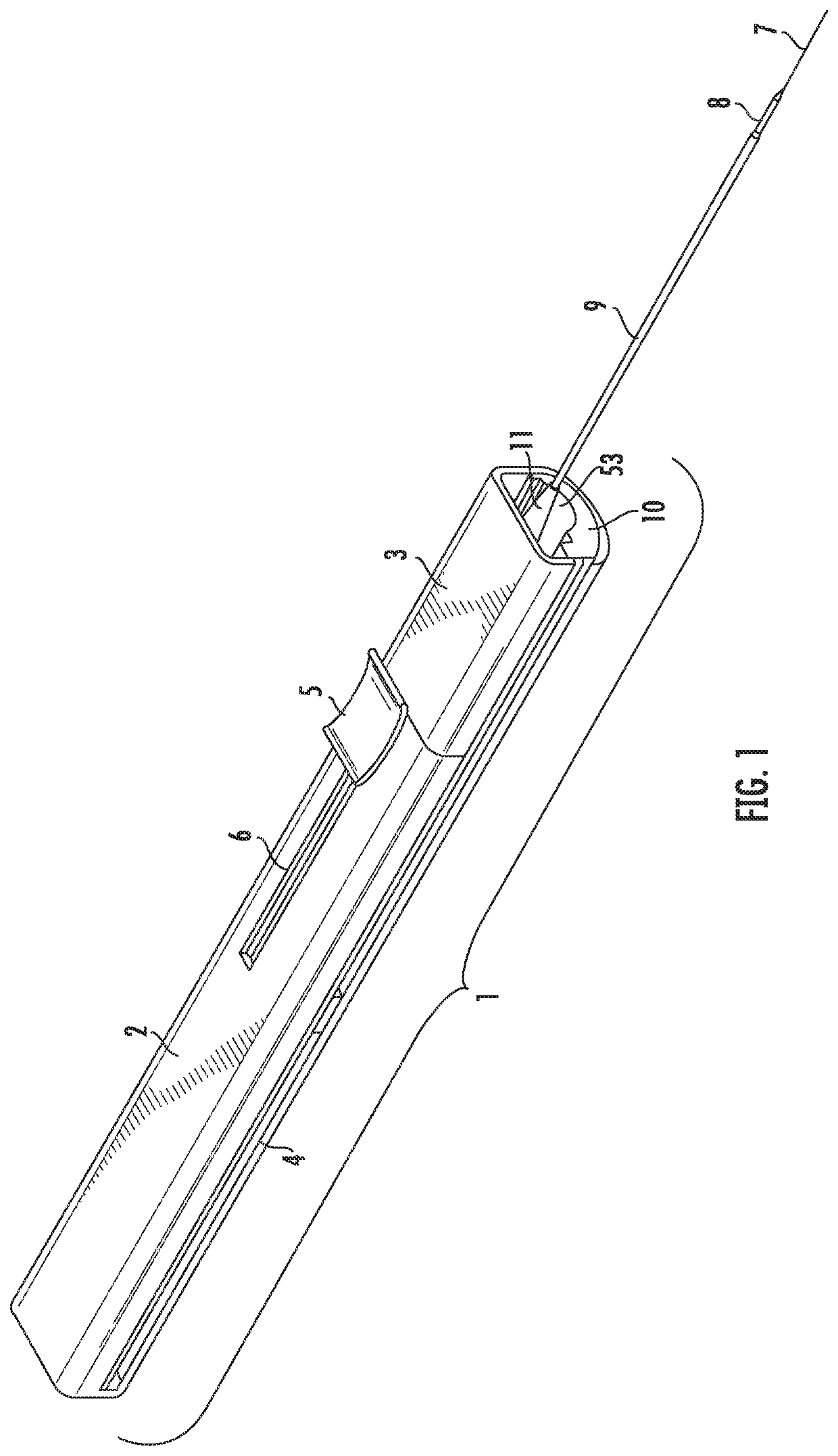 Safety device for retraction of a needle and guidewire for medical procedures and method of use