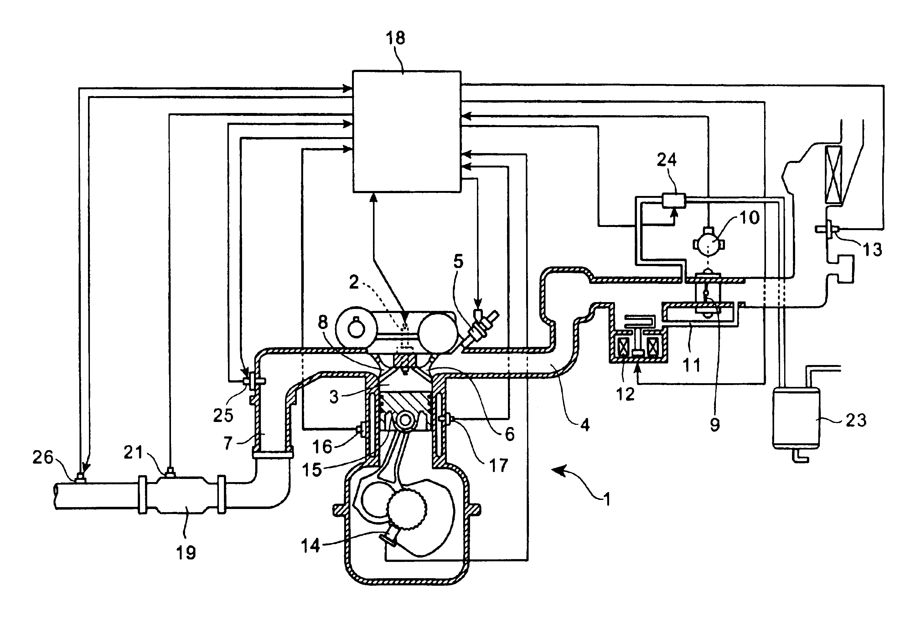 Air-fuel ratio control apparatus of internal combustion engine