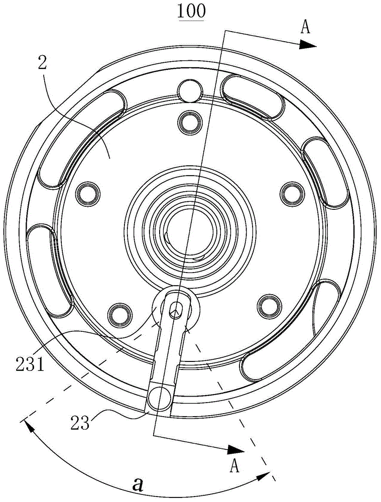Compression mechanism for rotary compressor and rotary compressor with same