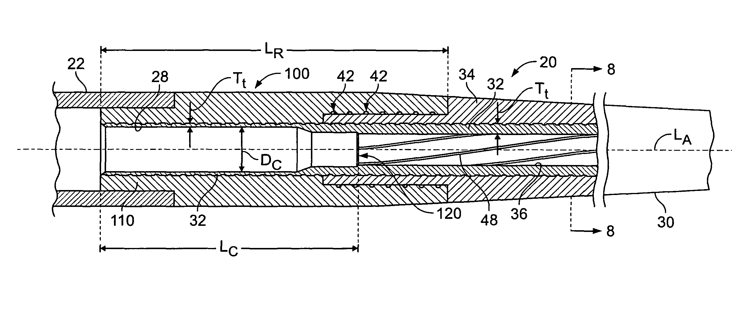 Composite firearm barrel reinforcement