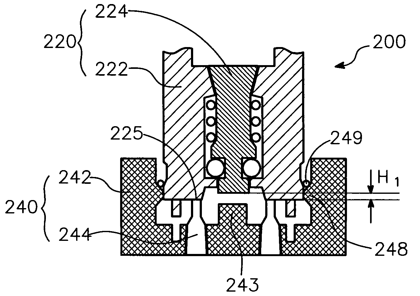 Switch valve applied to a cartridge of a fuel cell