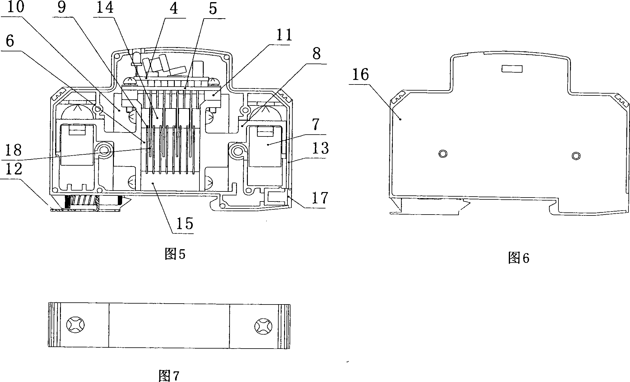 High efficient laminated graphic discharge gap device
