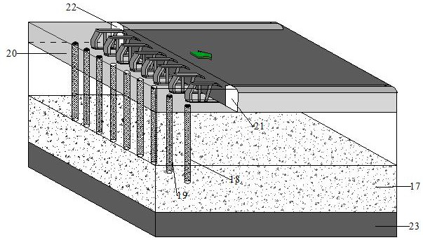 Method and device for plasma weakening of underlying coal seam mining with thick and hard roof and strong mine pressure