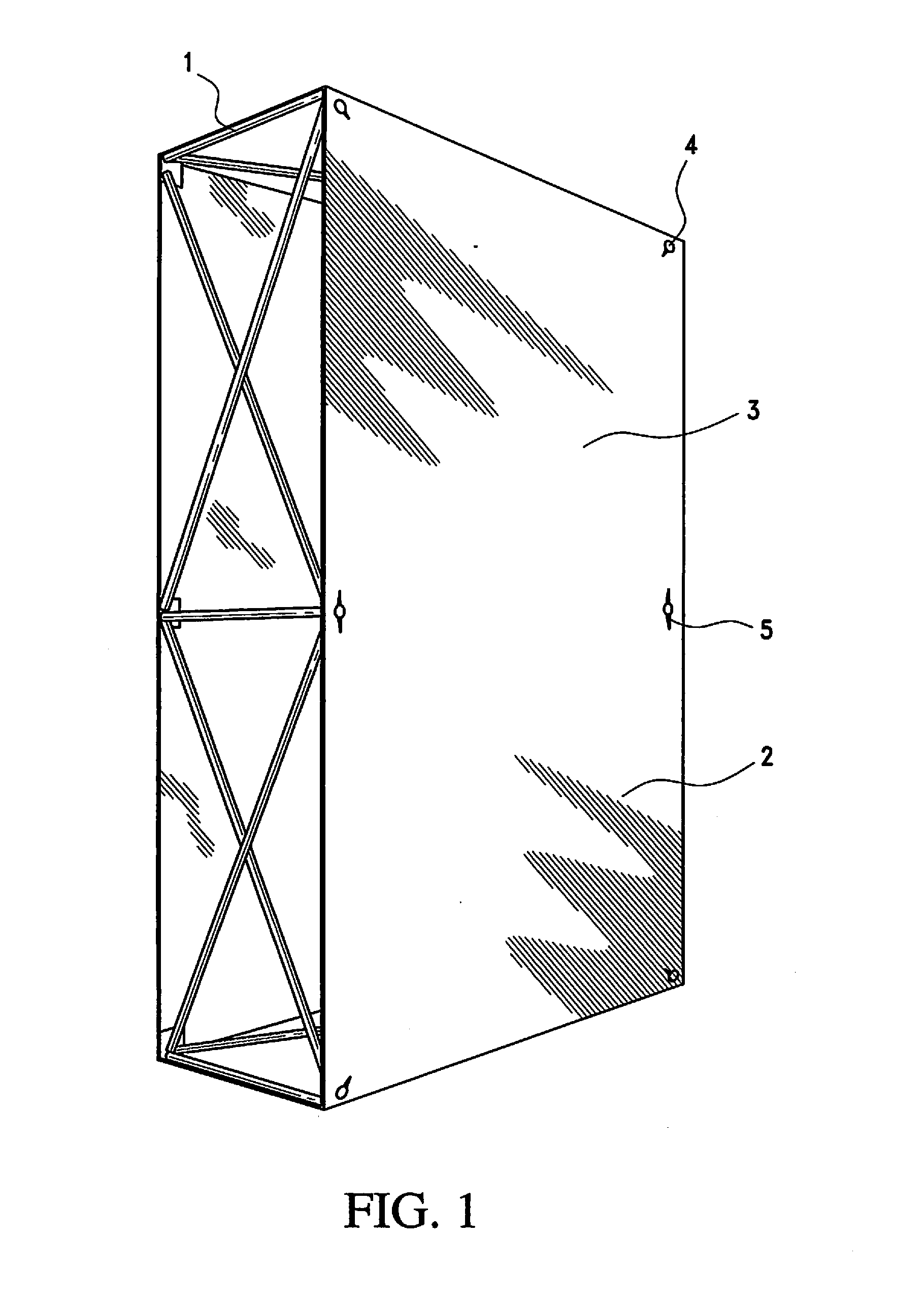 Fabric display panels and methods of making same