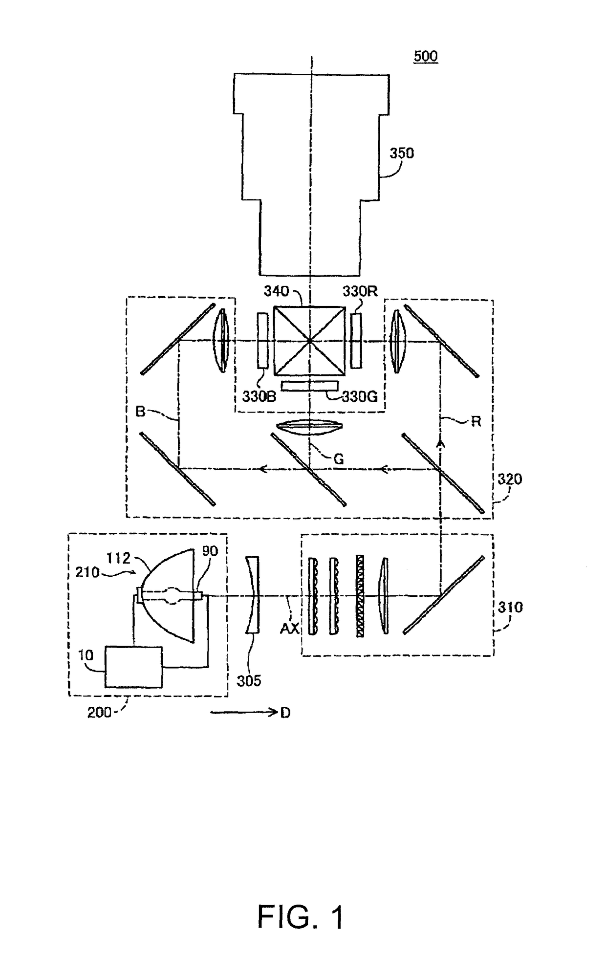 Discharge lamp driver, light source, projector, and method of driving discharge lamp
