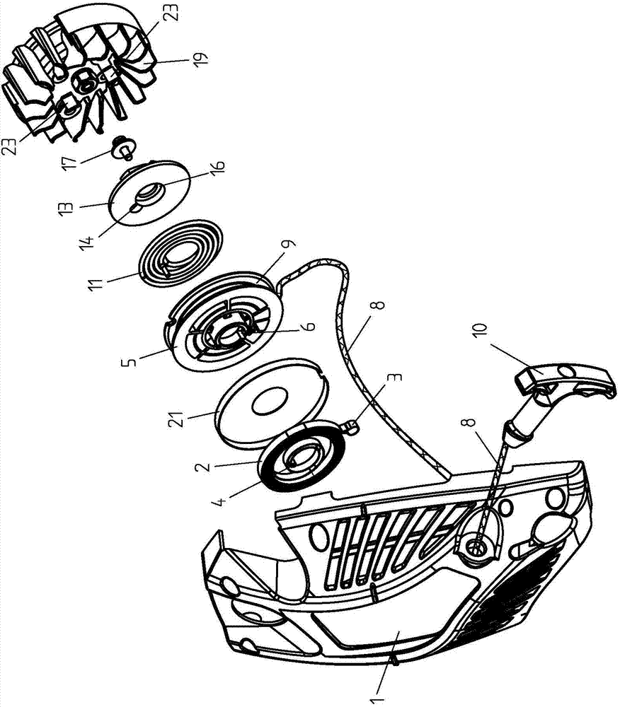 Engine recoil starter