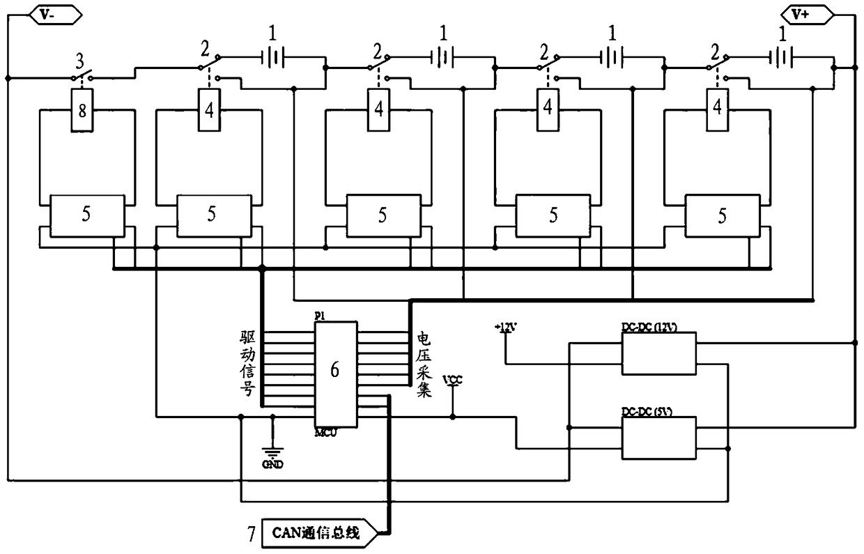 A lithium battery pack power management system