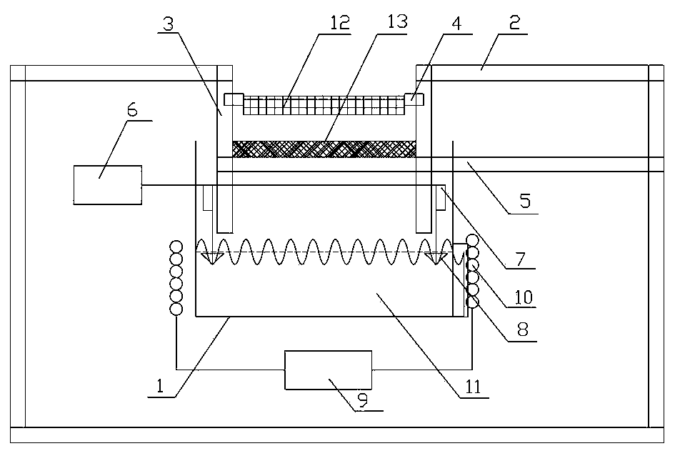 Stationary wave restrained large-area hard alloy soldering method and special equipment