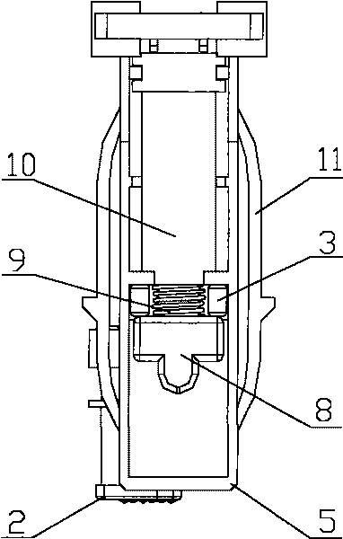 Dust catcher walking device with adjustable height
