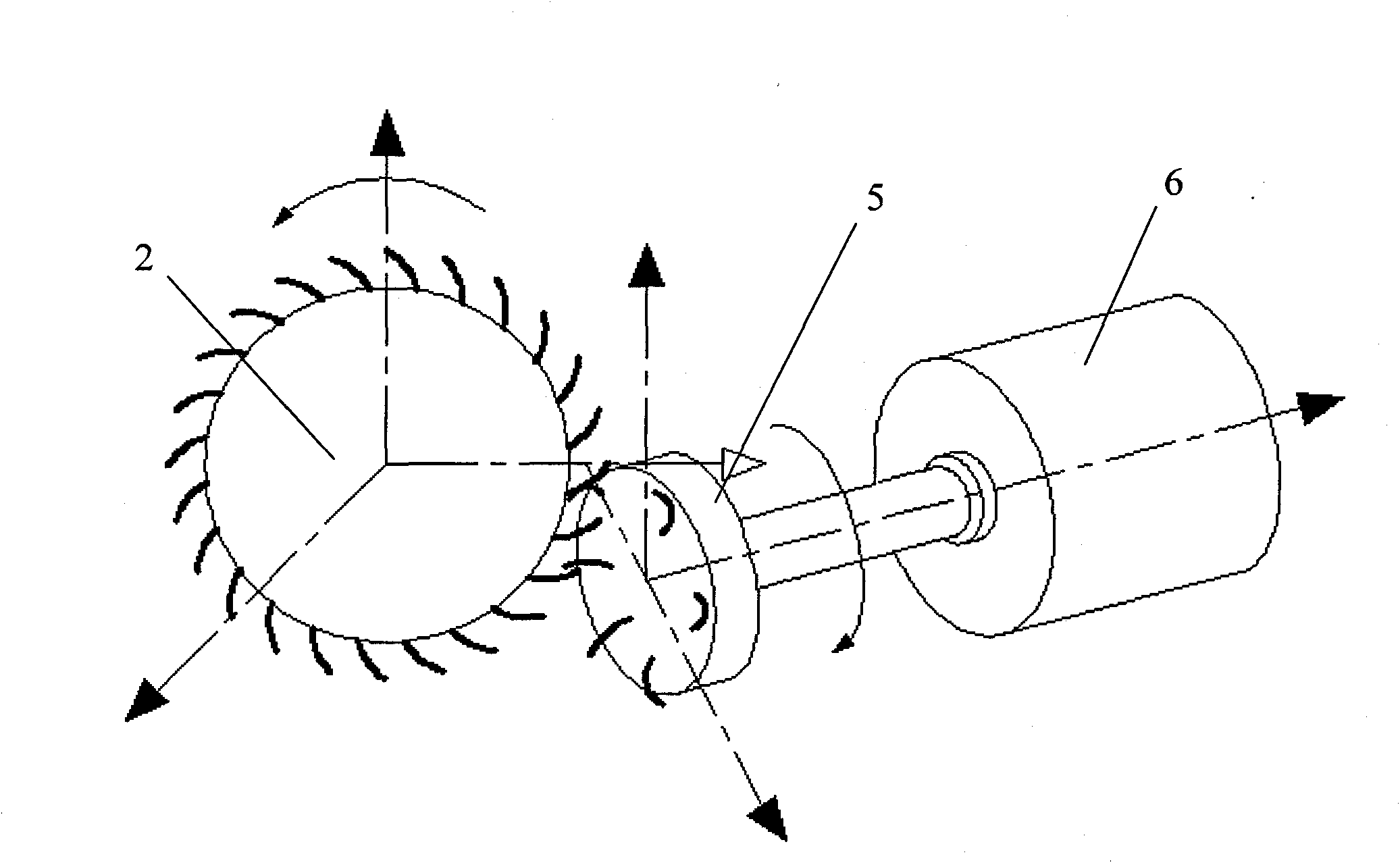 Angular bevel gear mechanism