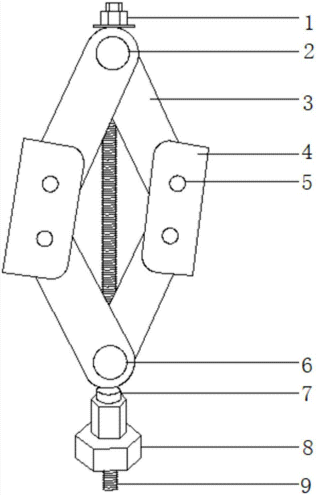 Simple sensor mounting-and-detaching bracket and use method thereof