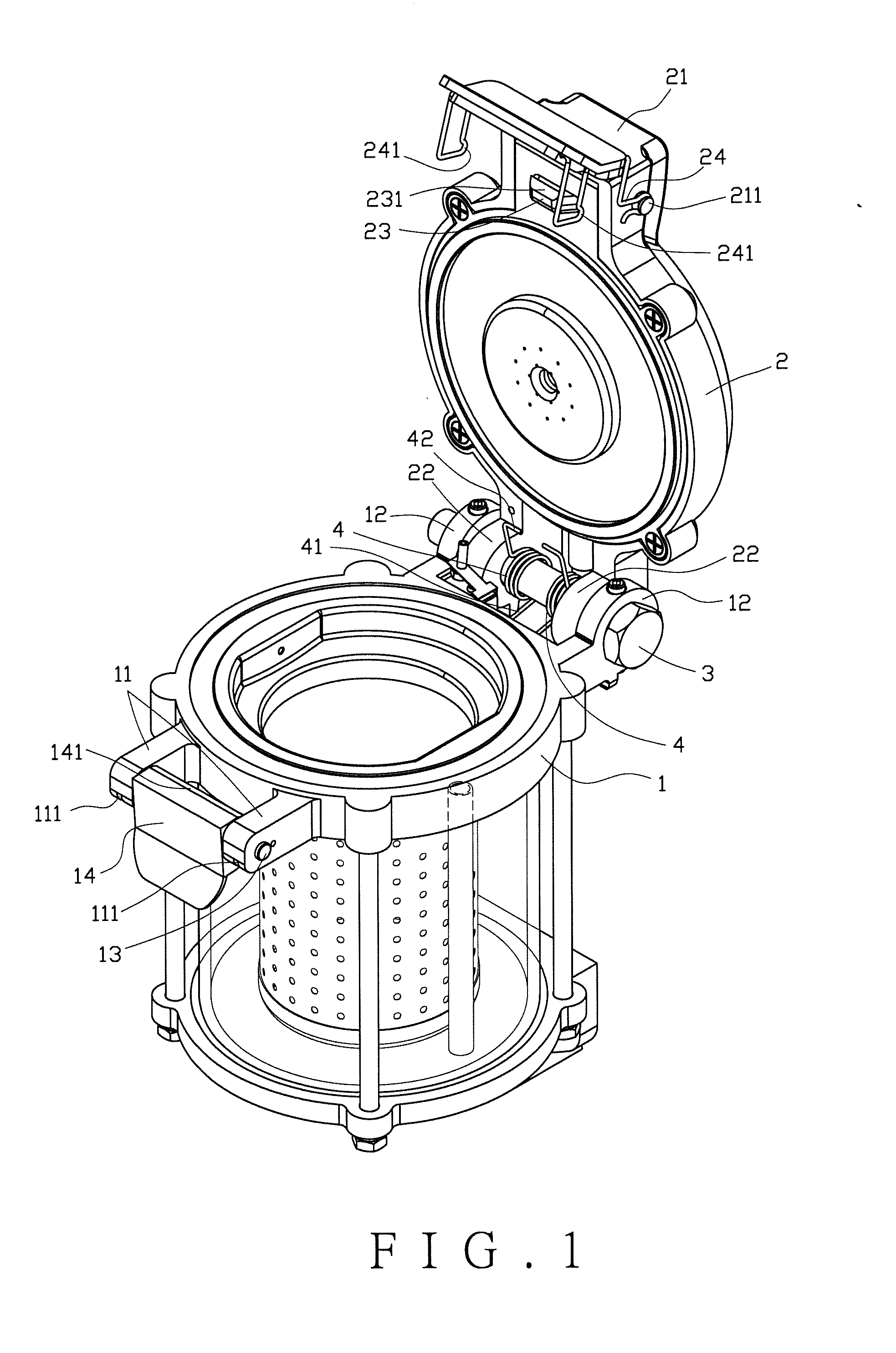 Locking structure of infusion barrel for beverage making device